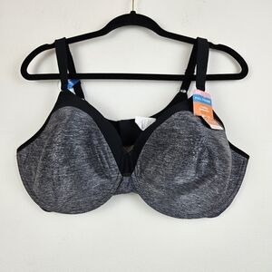 Warner's full figure cooling underwire bra Size 44D NWT